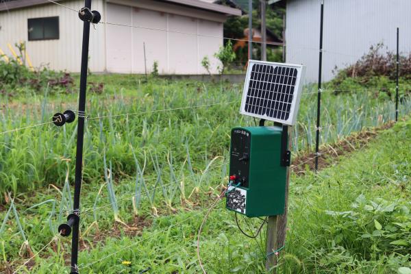 電気柵　設置イメージ